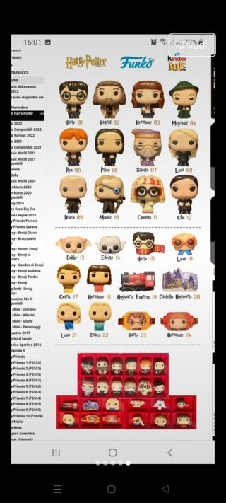 Funko pop Herry Potter collezione