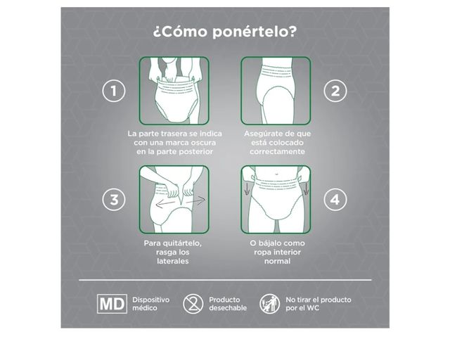 Depend Ropa interior absorbente L-XL 54 unds