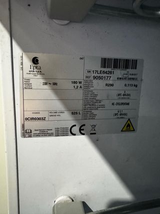 Armario Congelador Vertical