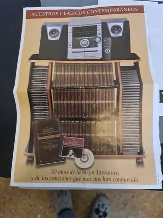 50 años de literatura y CDs