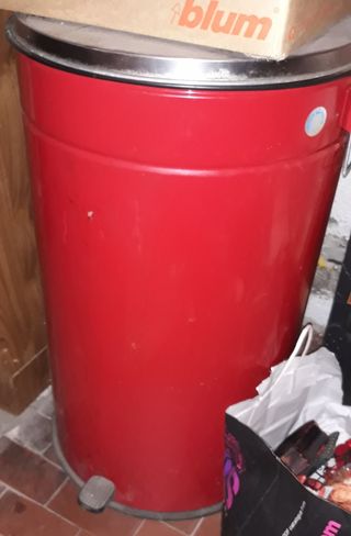 Bidone a pedale acciaio per ristorazione 