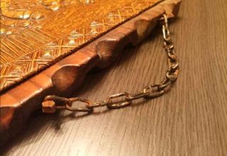 Antiguos Cuadros Cuero Repujado