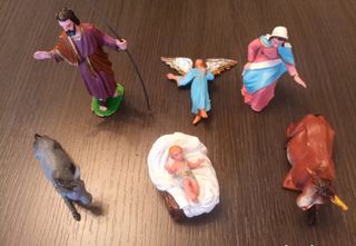 Antiguo nacimiento - Belén de Navidad Años 90