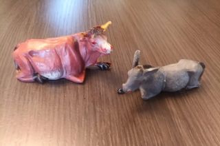 Antiguo nacimiento - Belén de Navidad Años 90