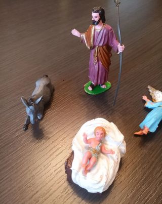 Antiguo nacimiento - Belén de Navidad Años 90