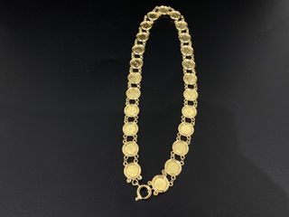 gargantilla oro 18k 23cm