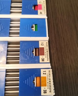 Lote Antiguos Pack Minas Colores STAEDTLER MARS