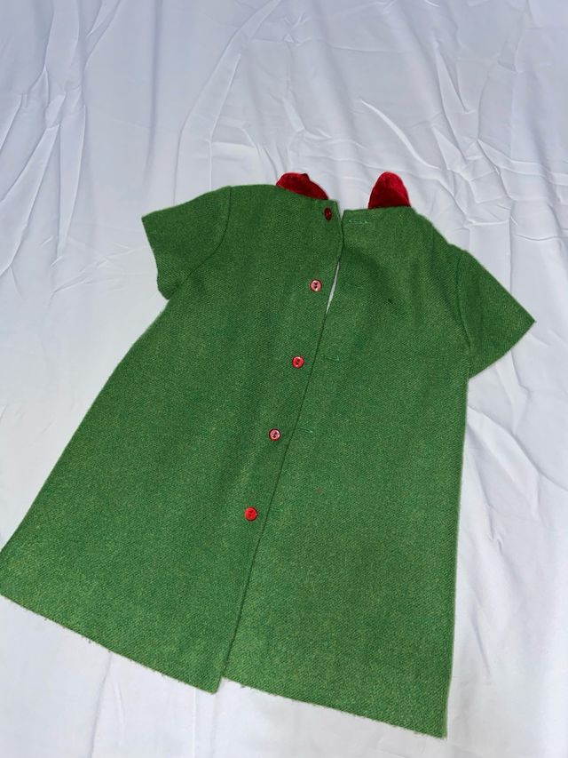 Abrigo con capucha y vestido a juego Talla 1 año