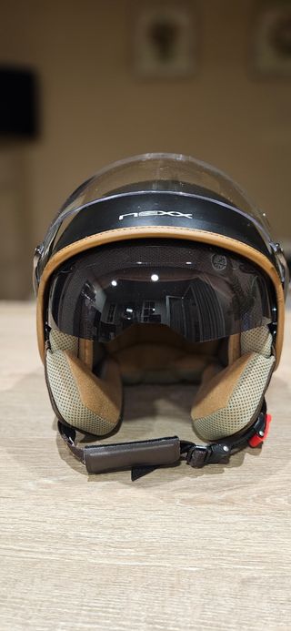 OPORTUNIDAD!! Casco Negro Mate Talla M
