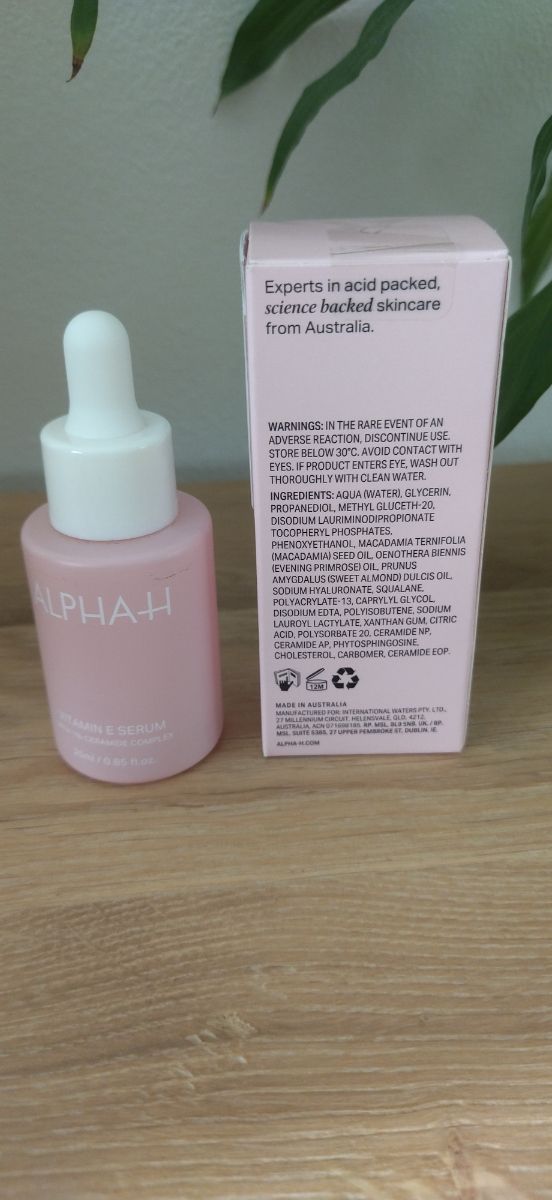 Siero viso vitamina E Alpha H 25 ml