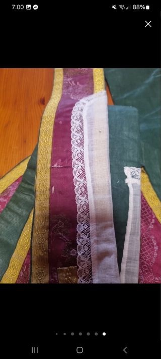 Estola antigua 230cm años 50