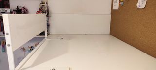 Estructura cama litera alta con armario