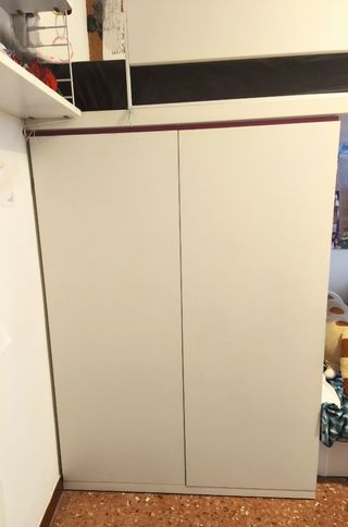 Estructura cama litera alta con armario