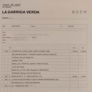 Estructura cama litera alta con armario