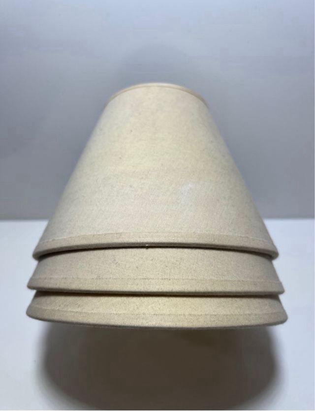 Juego 3 tulipas pinza pequeñas beige