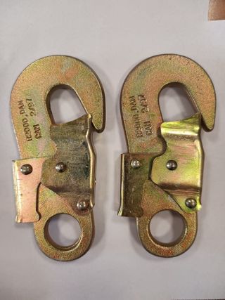 2 PZ MOSCHETTONE ACCIAIO BLOCCAGGIO AUTO