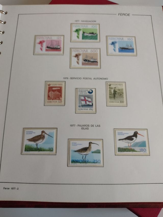 Sellos Coleccion Faroe Filatelia