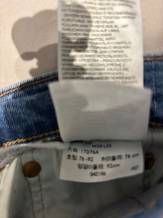Pantalon vaquero levis 