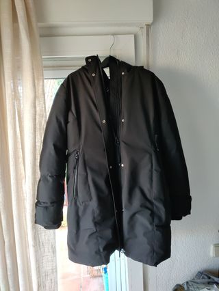 Abrigo impermeable térmico zara