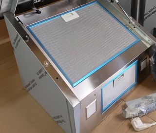 Extructura en inox campana de diseño AEG
