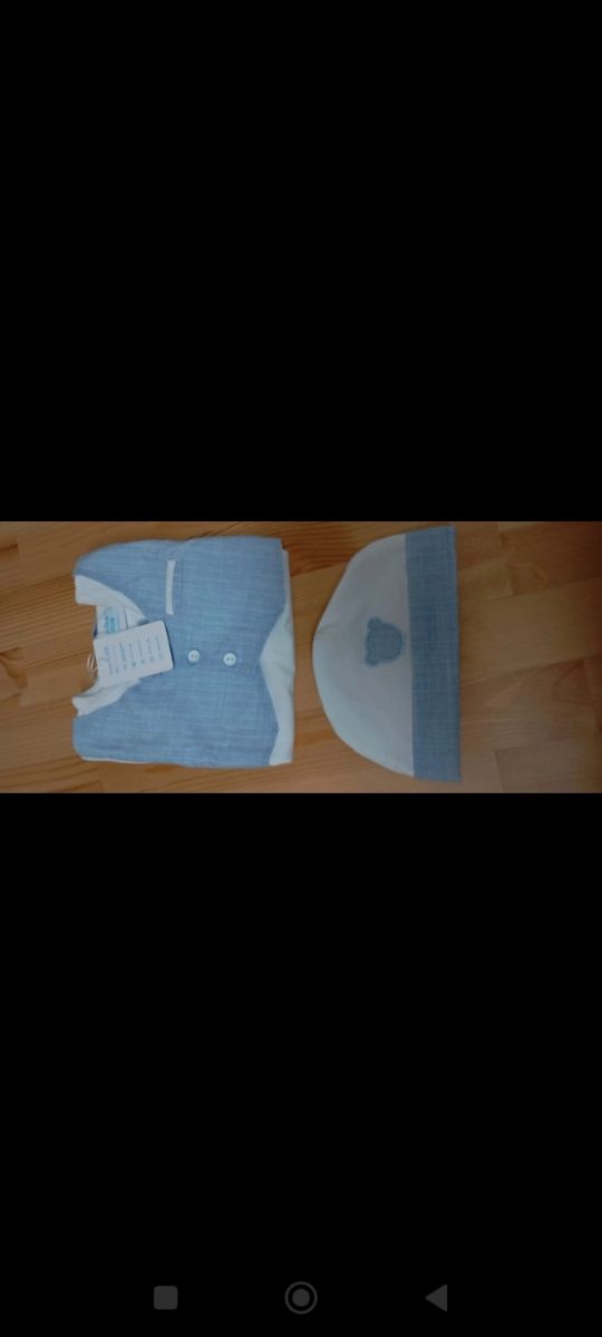 Traje esmoquin body conjunto bebé 6 m