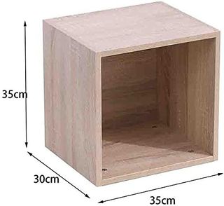 Estantería modular Etnicart de roble 35x30x35 cm