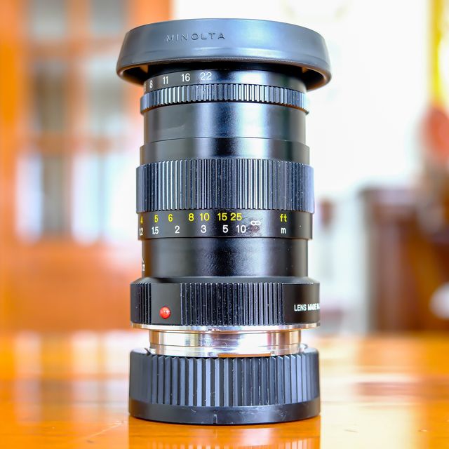 OBJETIVO MINOLTA M-ROKKOR 90mm F4   