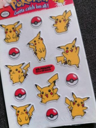 Pokémon stickers 1999 Nintendo