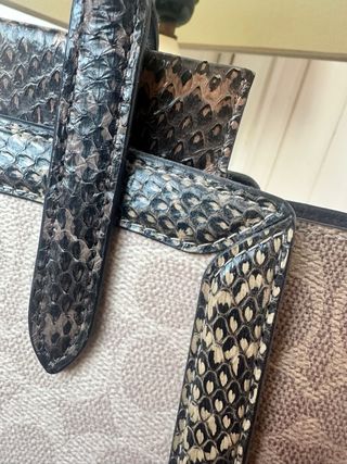 Bolso coach piel pitón