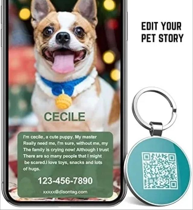 Etiqueta de localização Qrcode GPS