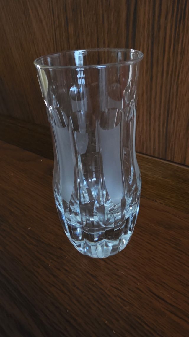 Set 6 bicchieri cristallo