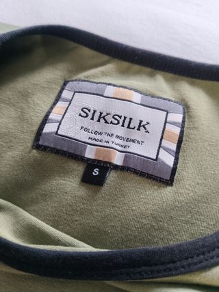 Camiseta siksilk caqui