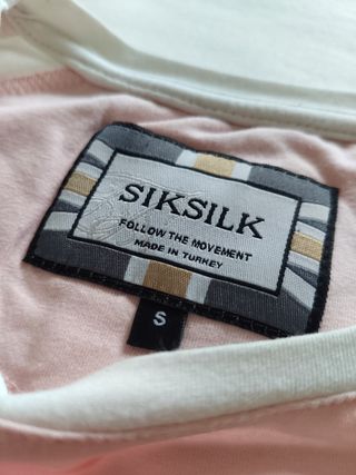Camiseta siksilk rosa palo