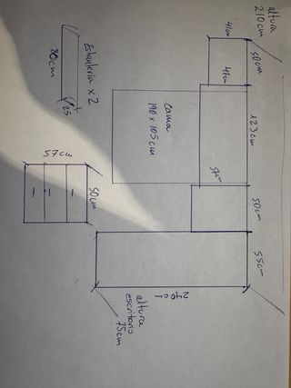 Armario Cama plegable habitacion