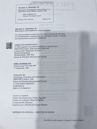 Psicologia  Fundamentos y Aplicaciones