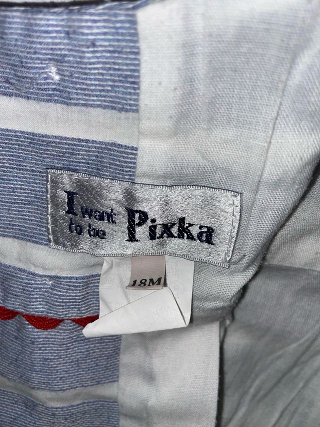 Vestido de rayas azul y blanco estolo Marinero