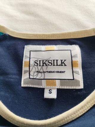 Camiseta siksilk azul marino