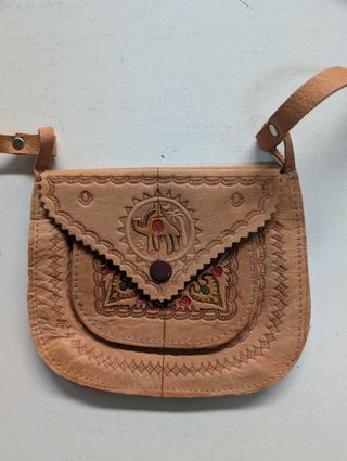 Bolso artesanal marroquí - Piel autentic