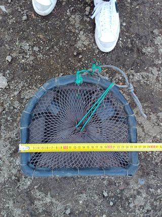 Nasas hierro camarón, nécora.