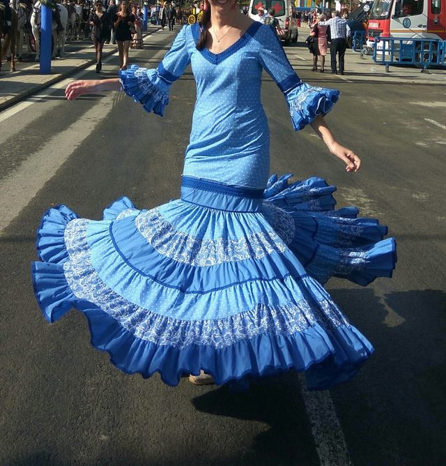 Traje de flamenca