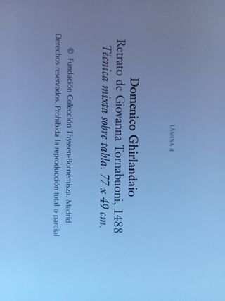 Láminas Museo Thyssen Bornemisza