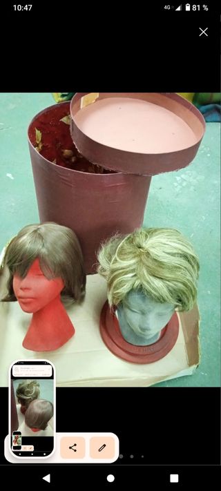 LOTE pelucas VINTAGE HENRY