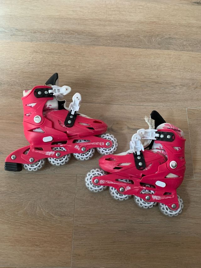 Patines en linea fucsia 27 al 30