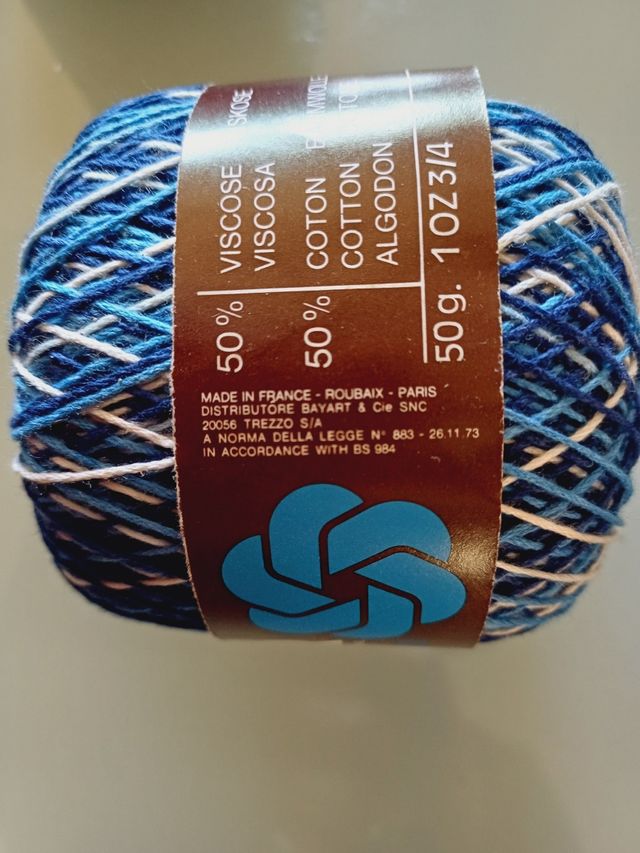 6 gomitoli di cotone sfumato. Phildar