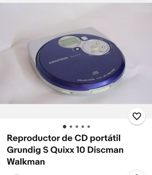 Reproductor de CD portátil grunding S Quixx 10 dis