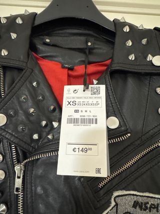 Chaqueta piel edicion limitada zara