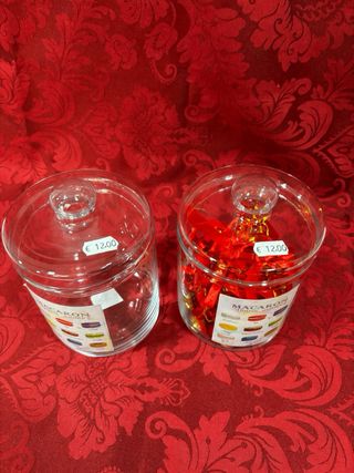 DOS BOTES CRISTAL CON TAPA