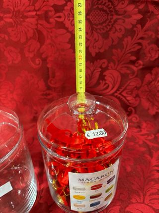 DOS BOTES CRISTAL CON TAPA