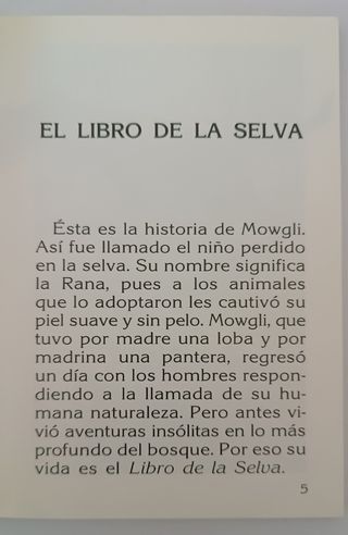 El Libro De La Selva