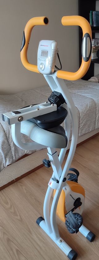 Bicicleta estática plegable